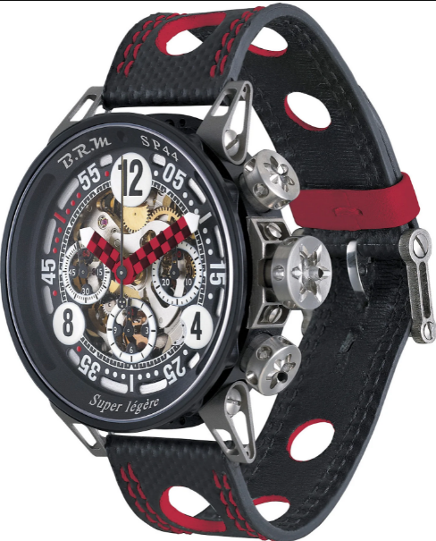 Review High Quality B.R.M Replica Watches For Sale BRM SP-44 Black And Red Hands SP-44-ADR-LIGHT